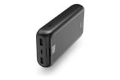 PowerBank - Hama Powerbank 20000 mAh Fast Charge LiPo Anthracite PowerBank - Svart - 20000 mAh - 00201710