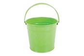 Utomhuslek - Bigjigs Green Metal Bucket - BJ295