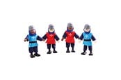 Träleksaker - Bigjigs Wooden Medieval Knights 4pcs. - JT162