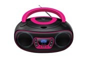 CD-spelare - DENVER TDB-212P - Pink – DAB+ Boombox with Bluetooth & CD Player - Pink - TDB-212P
