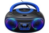 CD-spelare - DENVER TDB-212BU - Blue – DAB+ Boombox with Bluetooth & CD Player - TDB-212BU