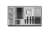 Bordsdukning - Victorinox Swiss Modern Cutlery Set 24 pcs. black - 6.9093.11W.24