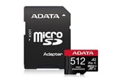 Flashram & USB Flash Drives - A-Data High Endurance MicroSD/SD - 100MB/s - 512GB - AUSDX512GUI3V30SHA2-RA1