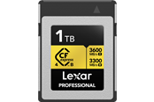 Flashram & USB Flash Drives - Lexar Professional CFexpress 4.0 Pro Gold - 3600MB/s - 1TB - LCXEXP4001T-RNENG
