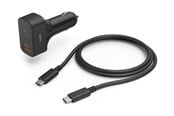 Mobile - Adapters & Chargers - Hama Universal USB-C Car Notebook Power Supply Unit 65W PD - 00200018
