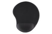 Musmattor och tillbehör - Hama 'Ergo' Mouse Pad Black - 00126854