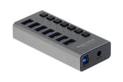 USB Hub - DeLOCK USB Hub - 7 Ports USB Hub - USB 3.0 - 7 porte - Grey - 63669