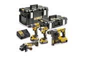 Verktyg - Dewalt DCK422P3-QW 18V XR Brushless 4 Piece Kit - 3 X 5Ah - DCK422P3-QW