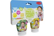 Kreativa spel - Boti Natural Face & Fingerpaint Tube - Green and Yellow 2x65ml - 38553