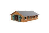 Träleksaker - Kids Globe - Horse Stable Wood With 9 Horse Stalls 1:32 - 610544