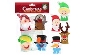 Kreativa spel - Wins Holland - Make your own Felt Finger Puppets Christmas 4 pcs - KN2171