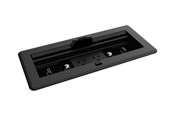 Nätverks tillbehör - Crestron Electronics Crestron FlipTop FT2 Series flush mount box (horizontal) - 1200 size mechanical pass-through lid - FT2-1200-MECH-PTL-B