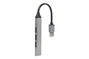 USB Hub - Gembird - hub - 4-port silver - 4 ports USB Hub - 4 porte - Silver - UHB-U3P1U2P3-02