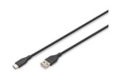 USB-kabel - DIGITUS - USB-C cable - USB to 24 pin USB-C - 1 m - AK-300340-010-S