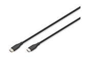 USB-kabel - DIGITUS - USB-C cable - 24 pin USB-C to 24 pin USB-C - 1 m - AK-300341-010-S