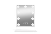 Sminkspeglar - Gillian Jones Sminkspegel med 9 starka LED-lampor – Vit - 10264-90