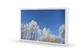 Väggfäste, AV-Möbel - HI-ND PROTECT mounting kit - for flat panel - landscape - white - Max - recommended for 85" - WC8512-0101-51