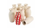 Kreativa spel - Colorations - Decorate your own Ceramic Vase Set of 12 - CHMINIVA