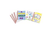 Kreativa spel - Colorations - Blank Notebook with White Cover Set of 24 - SMNOTE