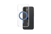Mobile - Covers & Cases - CARE by PanzerGlass Feature Case Transparent w. Blue Kickstand & MagSafe iPhone 16 - PANZER1316
