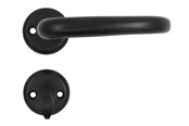 Fästen & gångjärn  - Home>it HOME It® door handle set for exterior door with 3 keys matt black - 13372