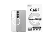 Mobile - Covers & Cases - CARE by PanzerGlass Flagship Case Transparent Urban Combat w. White QI Compatible Samsung Galaxy S25 - CRRFUWQG38388