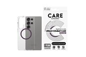 Mobile - Covers & Cases - CARE by PanzerGlass Flagship Case Transparent Urban Combat w. Plum Purple QI Compatible Samsung Galaxy S25 Ultra - CRRFUTCG38488