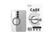 Mobile - Covers & Cases - CARE by PanzerGlass Flagship Case Transparent Urban Combat w. Plum Purple QI Compatible Samsung Galaxy S25 - CRRFUTCG38388