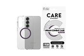 Mobile - Covers & Cases - CARE by PanzerGlass Flagship Case Transparent Urban Combat w. Plum Purple QI Compatible Samsung Galaxy S25+ - CRRFUTCG37942