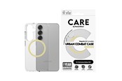 Mobile - Covers & Cases - CARE by PanzerGlass Flagship Case Transparent Urban Combat w. Chardonnay QI Compatible Samsung Galaxy S25 - CRRFUOCG38388