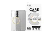 Mobile - Covers & Cases - CARE by PanzerGlass Flagship Case Transparent Urban Combat w. Chardonnay QI Compatible Samsung Galaxy S25+ - CRRFUOCG37942