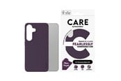 Mobile - Covers & Cases - CARE by PanzerGlass Fashionable Case Plum Purple w. QI Compatible Samsung Galaxy S25 - CRRFCTQG38388