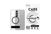 Mobile - Covers & Cases - CARE by PanzerGlass Feature Case Transparent w. Black Kickstand & QI Compatible Samsung Galaxy S25 - CRRFBKQG38388