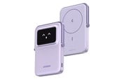 PowerBank - UGREEN Uno Magnetic Wireless 7.5W PowerBank - Purple - 5000 mAh - 35606-UG