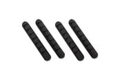 Kabel sleeve - DUTZO Kabelhållare - 7 hål - förpackning med 4 stycken - svart - DCORDHOL7BLK