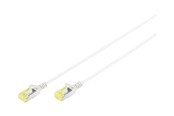 Nätverkskabel - DIGITUS Slim - patch cable - 1 m - grey - Grå - 1m - DK-1624-A-010S