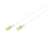 Nätverkskabel - DIGITUS Slim - patch cable - 3 m - grey - Grå - 3m - DK-1624-A-030S