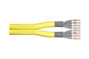 Nätverkskabel - DIGITUS installation cable - 100 m - yellow RAL 1016 - Gul - 100m - DK-1743-A-VH-D-1