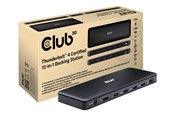 Dockning - Club 3D 12-in-1 - docking station - USB-C / USB4 / Thunderbolt 3 / Thunderbolt 4 - 2 x HDMI DP Thunderbolt 4 - 2.5GbE - CSV-1582