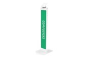 Monitorfäste - Compulocks BrandMe stand - for tablet enclosure - brandable - white - with Lighting Kit - 140WLK01-EU