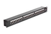 Nätverks tillbehör - DeLOCK 19" Coupler Patch Panel 24-Port Cat.6 - 43295