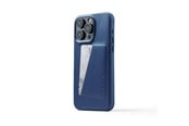 Mobile - Covers & Cases - Mujjo iPhone 15 Pro Max Wallet Leather Case - Monaco Blue - MUJJO-CL-042-BL