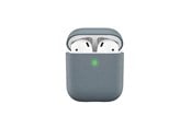 Hörlurar / Headset - KeyBudz PodSkinz Artisan Series Leather Case - Handcrafted Leather Case for your Airpods - Slate - AP_S3_SLT