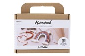 Konst- och hantverksmaterial - Creativ Company Mini DIY Kit Macramé - Rainbow - 977553