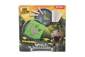 Kreativa spel - World of Dinosaurs Sidewalk Chalk Dino with Stencils 10pcs. - 61044A