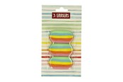 Skriv- och ritverktyg - Wins Holland Erasers Rainbow 3 pcs - BTS038