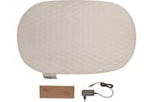 Babyvård - BabyDan BebeJou Heated Changing pad Quilted Waves Off Whi - 501523