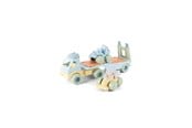 Leksaksbil - Dantoy Pastel Recycled - Truck with 2 Cars and plastic wheels - 2788