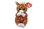Docka, bamse och tillbehör - Ty Beanie Babies Bellies Tippi Giraffe 15cm - 2013232