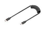 USB-kabel - DIGITUS - USB-C cable - 24 pin USB-C to 24 pin USB-C - 1 m - AK-300431-006-S